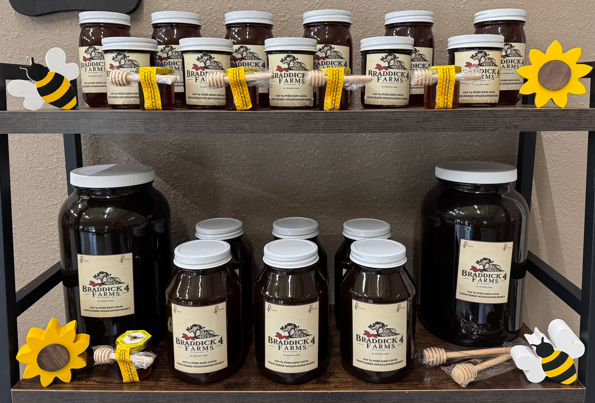 Braddick 4 Farms raw wildflower honey