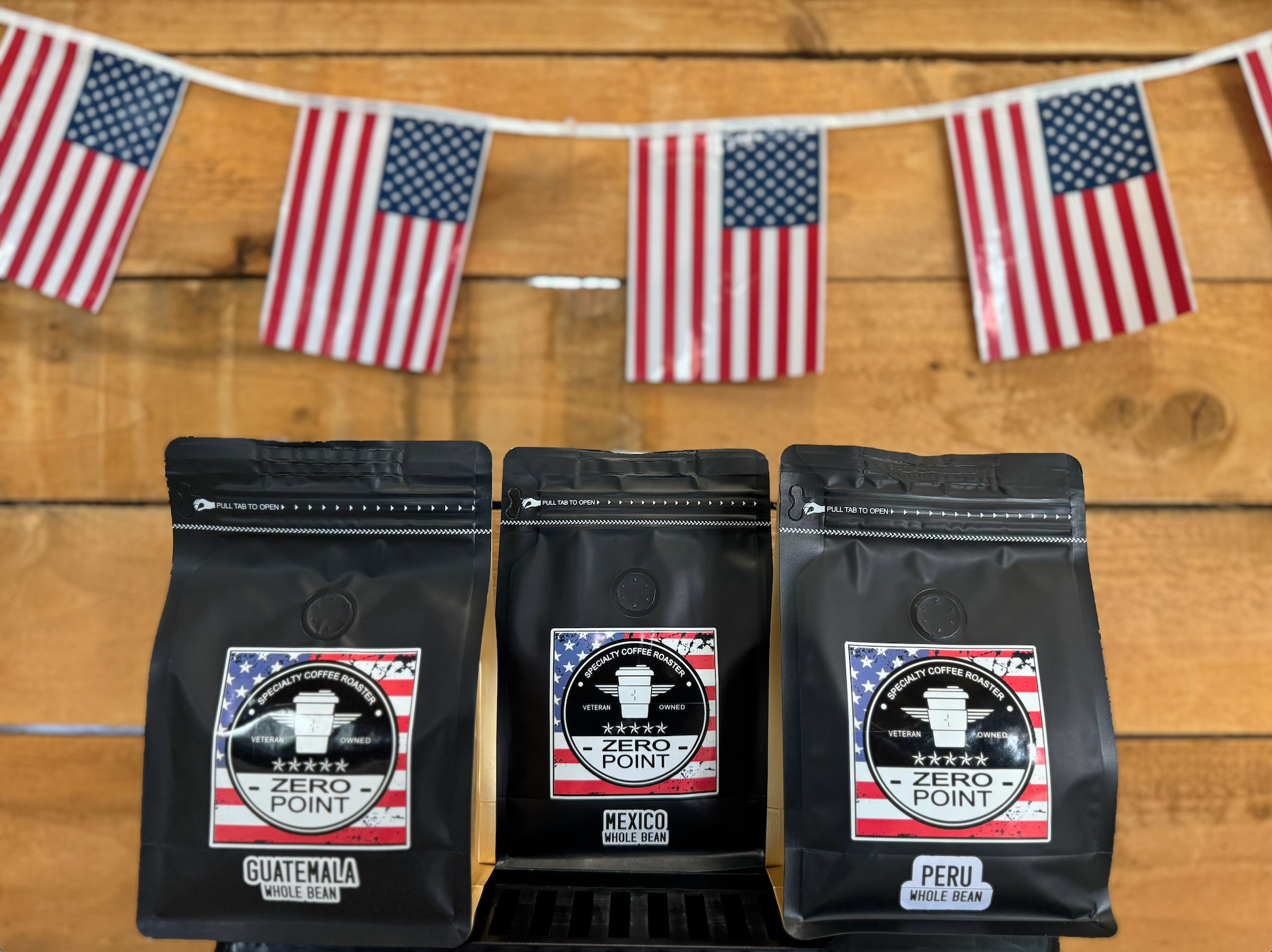 Zero Point veteran-owned specialty coffee